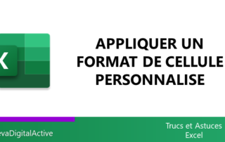 Bannière de l'article Appliquer un format de cellule personnalisé dans excel pour rendre visible le format numérique