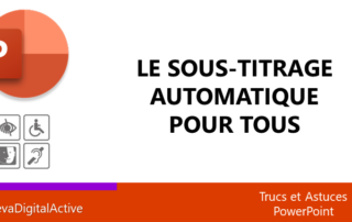 Bannière de l'article le sous-titrage pour tous dans PowerPoint